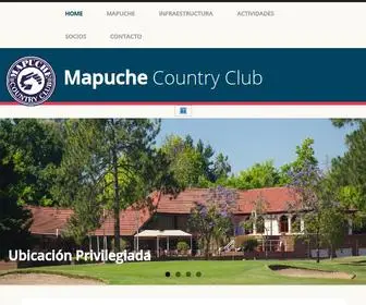 Mapucheclub.com.ar(Mapuche Country Club) Screenshot
