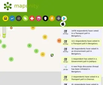 Mapunity.com(Social Technology at Work) Screenshot