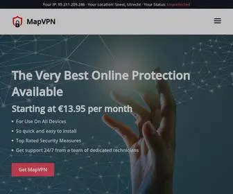 MapVPN.com(Protect Your Privacy Online) Screenshot