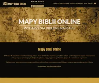 Mapybiblii.pl(Mapy Biblii Online) Screenshot