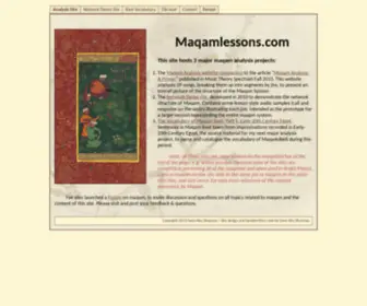 Maqamlessons.com(Maqam Lessons) Screenshot