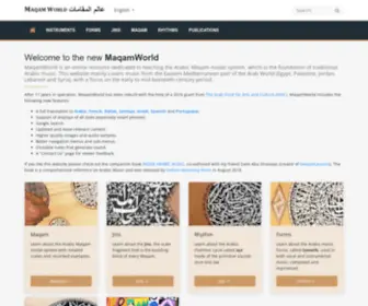 Maqamworld.com(Arabic Maqam World) Screenshot