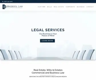 Maqboollaw.com(Maqbool Law) Screenshot