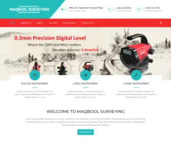 Maqboolsurveying.com(Surveying Instruments Store) Screenshot