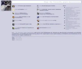 Maqi.de(Die Tierrechtsinitiative Maqi) Screenshot