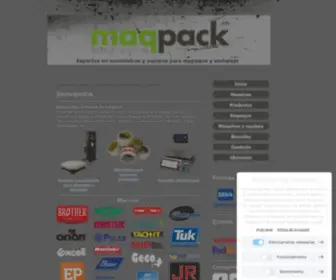 MaqPack.com(Bienvenidos al mundo de Maqpack) Screenshot