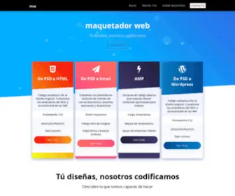 Maquetadorweb.es(Maquetador web) Screenshot