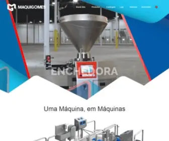 Maquigomes.com(Início) Screenshot