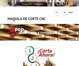 Maquila-CNC.com(Sitio privado) Screenshot
