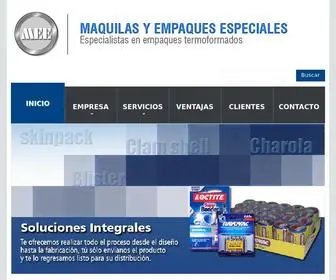 Maquilasyempaques.com(Maquilas y empaque especiales) Screenshot