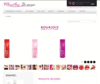 Maquillage-DE-Marque.com(Achat Maquillage de marque sur) Screenshot