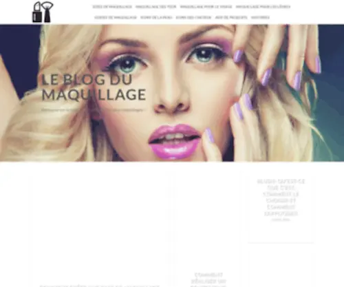 Maquillage.live(Le Blog Du Maquillage) Screenshot