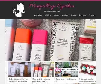 Maquillagecynthia.com(Maquillage Cynthia) Screenshot