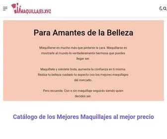 Maquillajes.xyz(La Mejor Tienda Online Para Comprar Maquillajes) Screenshot