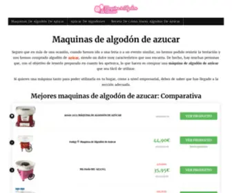 Maquinadealgodondeazucar.org(Venta de maquinas de algodones de azucar a buenos precios Online) Screenshot