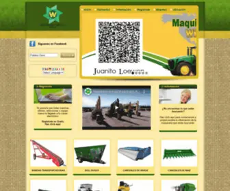 Maquinariaagricolaw.com(Maquinaria Agricola Wiebe Km) Screenshot