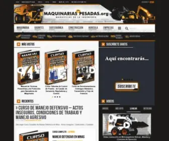 Maquinariaspesadas.org(Maquinaria Pesada) Screenshot