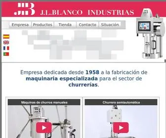 Maquinaschurros.com(Industrias José Luis Blanco) Screenshot