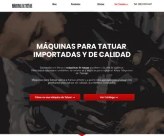 Maquinasparatatuar.com.mx(Maquinas para Tatuar M) Screenshot