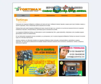 Maquinastortilladorasmanuales.com(Fabricación de maquinas tortilladoras) Screenshot