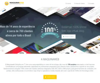 Maquinaweb.com.br(Soluções) Screenshot