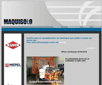 Maquisolo.com(Maquisolo .:. Tratores e Implementos Agrícolas) Screenshot