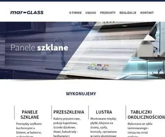 Mar-Glass.com.pl(Lustra, przeszklenia) Screenshot