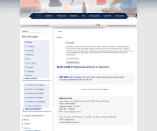 Mar-Gom.it(MAR-GOM Produzione Articoli in Gomma) Screenshot