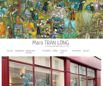 Mara-Tranlong.fr(MARA TRANLONG) Screenshot