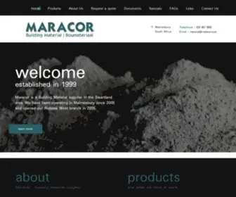 Maracor.co.za(Malmesbury Riebeek) Screenshot