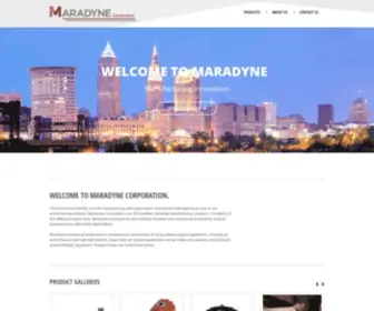 Maradyne.com(Maradyne Corporation) Screenshot