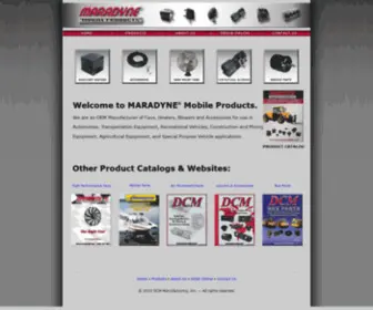 Maradynemobileproducts.com(Maradyne Mobile) Screenshot