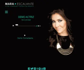 Maraescalante.com(Mara Escalante) Screenshot