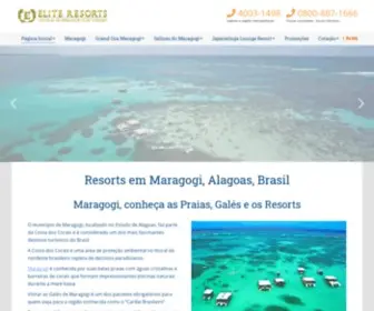 Maragogiresorts.com.br(3 Resorts em Maragogi) Screenshot