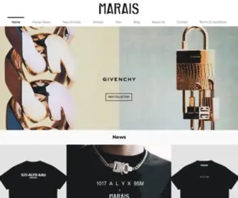 Marais.com.au( Fashion) Screenshot