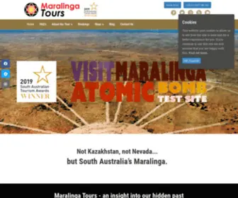 Maralingatours.com.au(Maralinga Tours) Screenshot