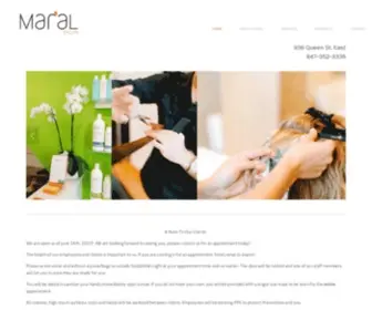 Maralsalon.com(Maral Salon) Screenshot