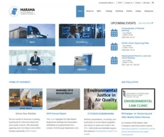 Marama.org(Mid Atlantic Regional Air Management Association) Screenshot