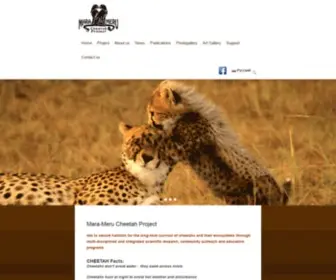 Marameru.org(Mara Meru Cheetah Project) Screenshot