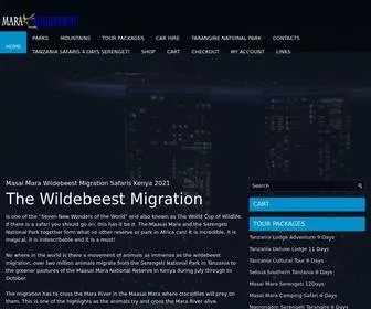 Maramigrationsafaris.com(Great Wildebeest Migration) Screenshot