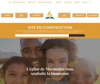 Maranatha-Chaam.org(Eglise Adventiste du 7 ème jour Maranatha Aubervillier) Screenshot