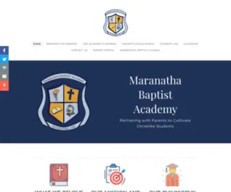 Maranathabaptistacademy.com(Maranatha Baptist Academy) Screenshot