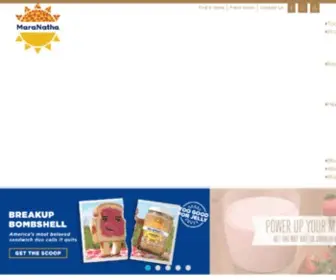 Maranathafoods.com(Organic Almond Butter) Screenshot