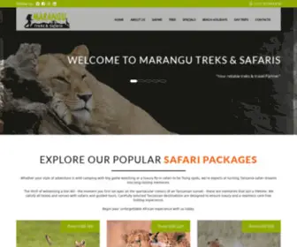 Marangutreks.com(Marangu Treks And Safaris) Screenshot