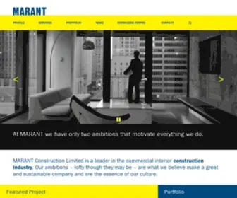 Marant.ca(Construction Managers & General Contractors) Screenshot