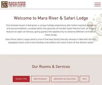 Marariversafarilodge.com(Mara River Safari Lodge) Screenshot