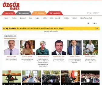 Marasozgurhaber.com(Haber Sistemi) Screenshot