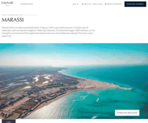 Marassi-Egypt.com(Marassi Water World) Screenshot