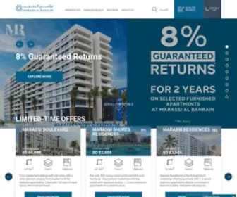 Marassialbahrain.com(Bahrain's Best Residential Property) Screenshot