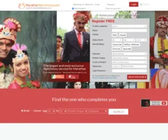 Marathamatrimony.com(Maratha Matrimonial) Screenshot